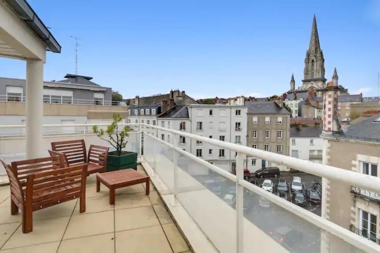 נאנט Bright Apartment With Large Terrace מראה חיצוני תמונה